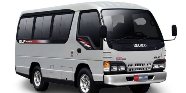 Sewa Isuzu Elf Medan untuk wisata grup besar